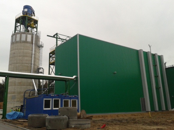 Fabrykę LVL zasila w energię cieplną nowa kotłownia na biomasę