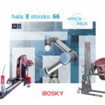 Roboty Universal Robots na targach Warsaw Pack: stoisko BOSKY