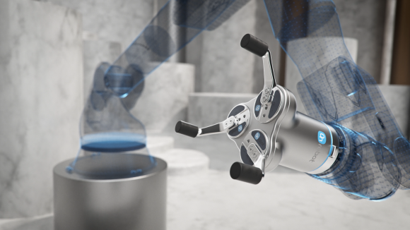 OnRobot wprowadza nowy trójpalczasty chwytak do obsługi obiektów cylindrycznych Przemysł, BIZNES - OnRobot, producent pełnego asortymentu narzędzi robotycznych typu „plug and produce” do aplikacji współpracujących, wprowadza na rynek innowacyjny, kompaktowy chwytak trójpalczasty 3FG15 o dużym posuwie do obsługi obiektów cylindrycznych.