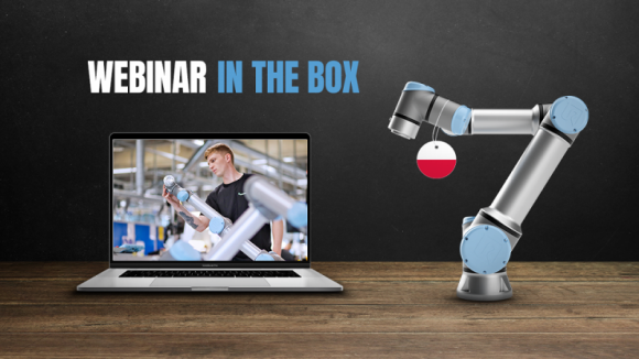 Universal Robots uruchamia nowy cykl webinariów Przemysł, BIZNES - Ze względu na obostrzenia w zakresie organizacji konferencji oraz podróżowania, Universal Robots zdecydował się na uruchomienie internetowych seminariów, których celem jest dalsze edukowanie rynku na temat automatyzacji z robotami współpracującymi.